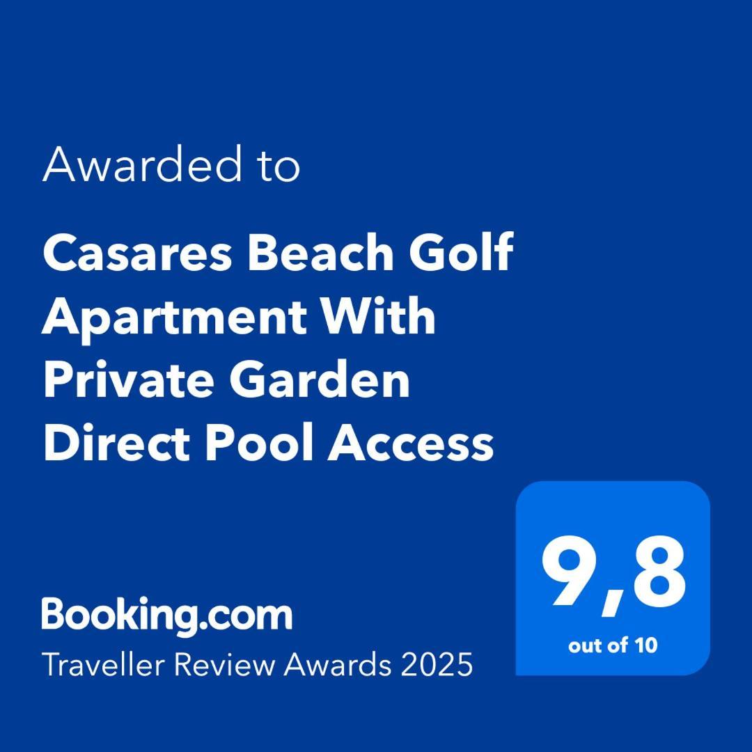 Casares Beach Golf Apartment With Private Garden Direct Pool Access Dış mekan fotoğraf